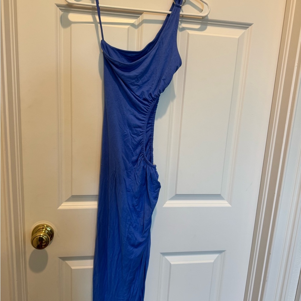 Elegant Blue Women's Dress